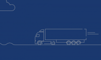 illustration af lastbil